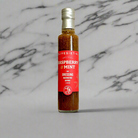 Raspberry and Mint Dressing and Marinade in a Bottle for Retail Wholesale 